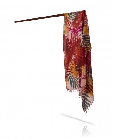 Палантин Женский W40-FEUILLE.D.ETE/ROSE